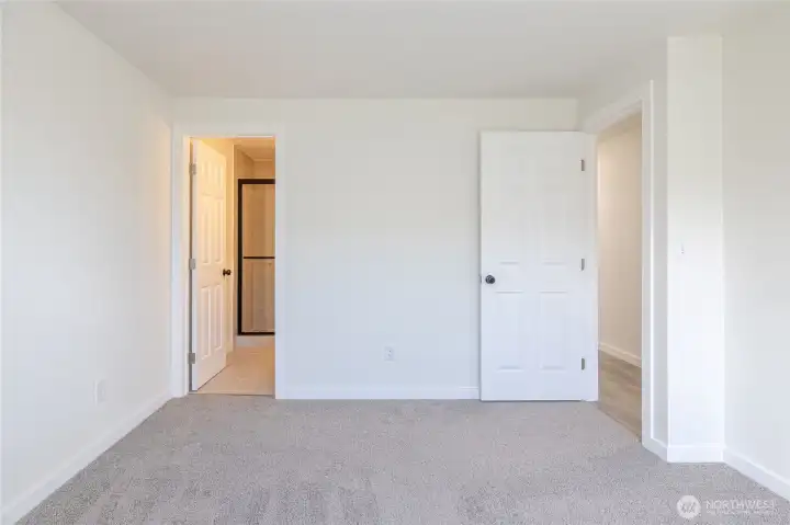 Large primary suite with private bath. Large primary suite with private bath.