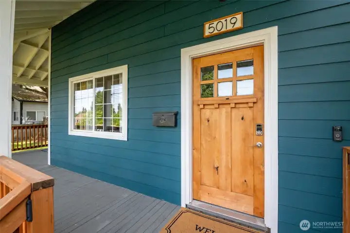 The wrap around porch is so dreamy!