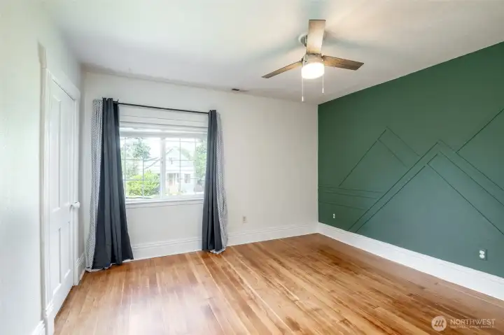 These gorgeous fir floors were just refinished.