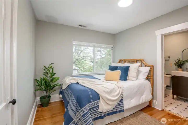 This junior suite is ideally located on the upper floor.