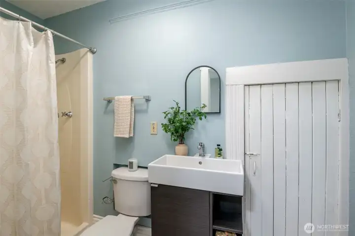 Convenient 3/4 bath on the second floor.