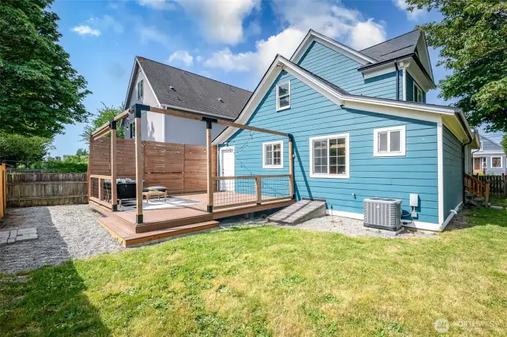 There is so much room to move and play in this yard.