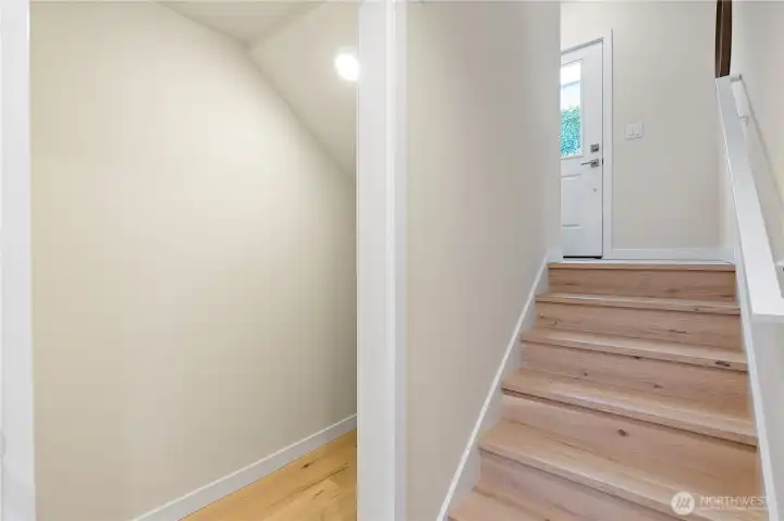 Down to the lower level.