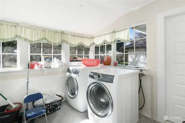 Laundry off of kitchen complete with mud room!