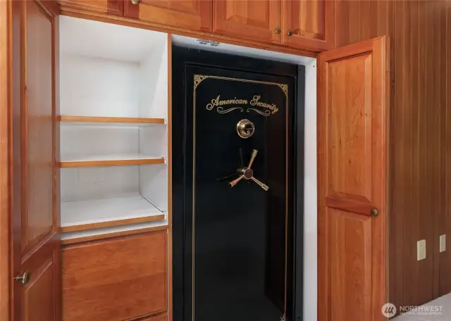 Safe in family room