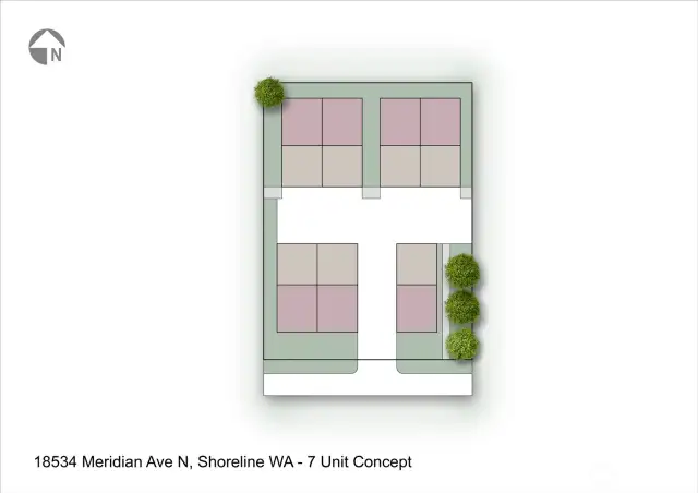 7 unit attached home concept