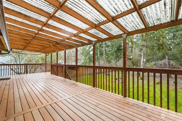 Huge Covered Deck