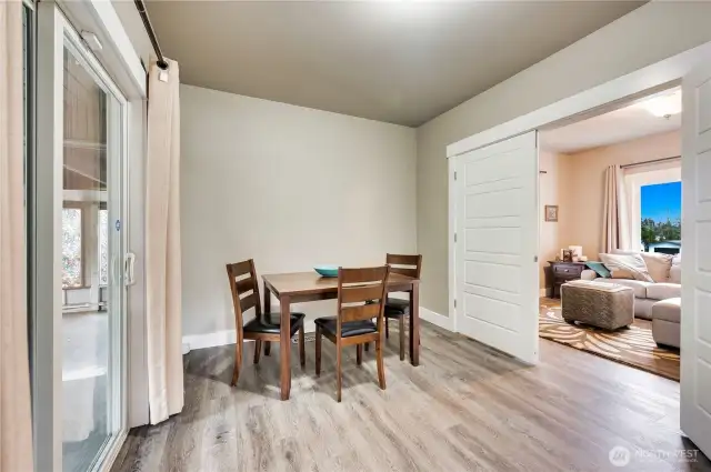 Room Opens to Covered Deck Area and Back Yard