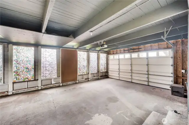 Light and Bright Garage/Carport with Extra Storage