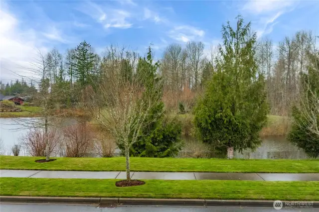 Gorgeous views greet you from this beautiful home!