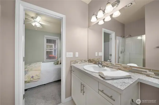 3/4 Guest bath.