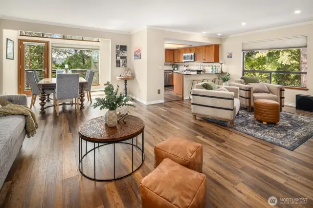 Open Concept and impressive flow in the main level of this home