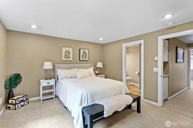 Spacious bedrooms