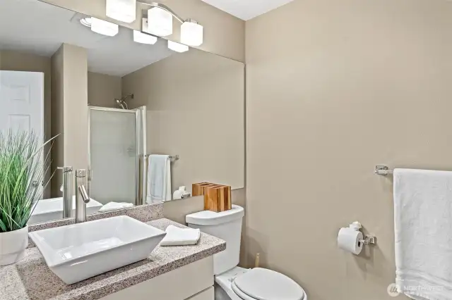 3/4 bath from the first primary suite