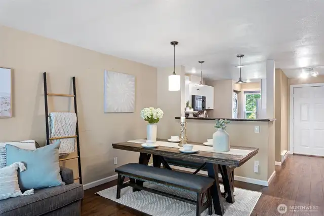 Space for a dining table!