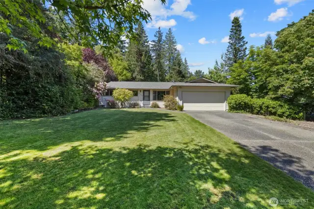 Enjoy the sprawling front yard.