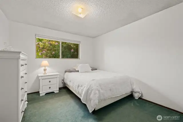 Second bedroom. Windows are all double pane and in good condition!