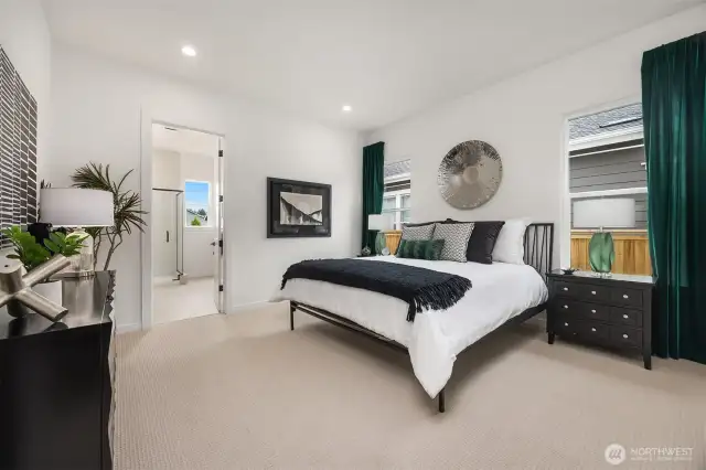 Spacious Primary Bedroom.  Photos are for illustrative purposes only