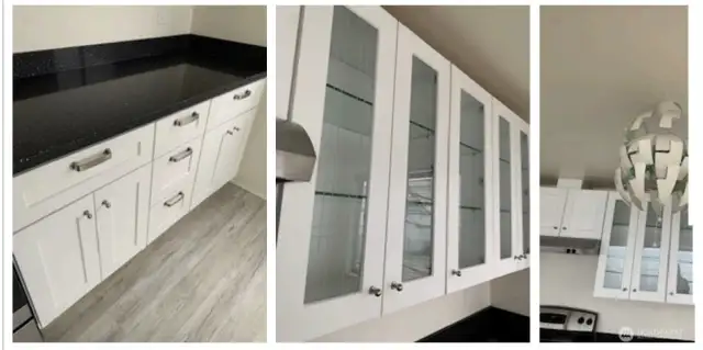 Unit 2 also has upgraded cabinetry and countertops.