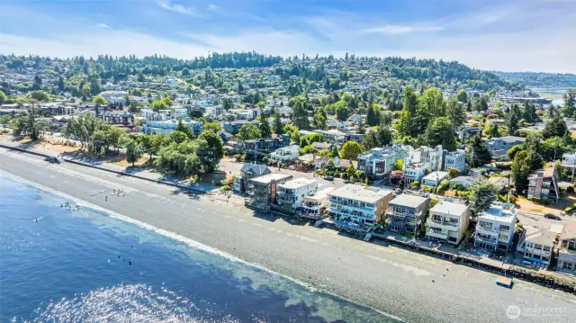 Nothing is better than living on the beach in Seattle