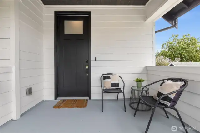 Welcoming covered front porch.