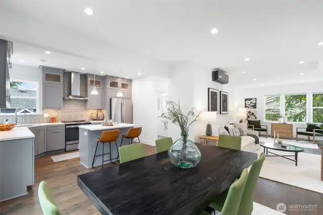 Light and bright with tall ceilings and great natural light!
