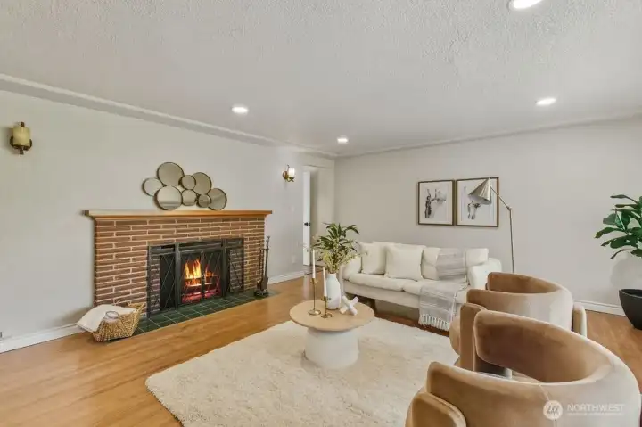 Fireplace keeping with original fireplace!