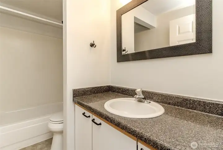 Primary bathroom w/walk in closet