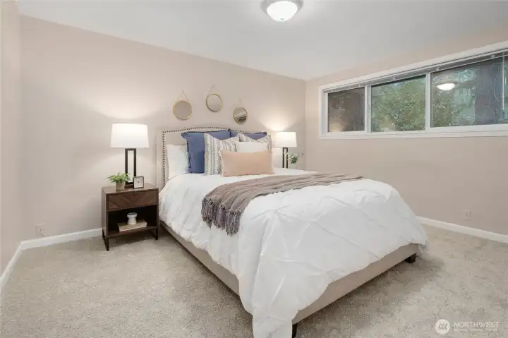 Primary bedroom on main floor.