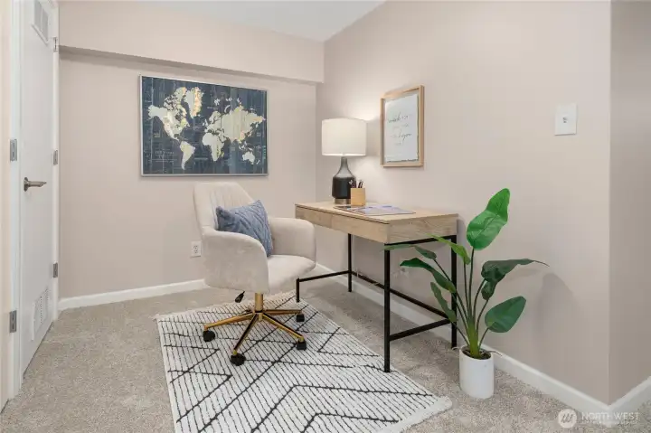 Office space on lower level.