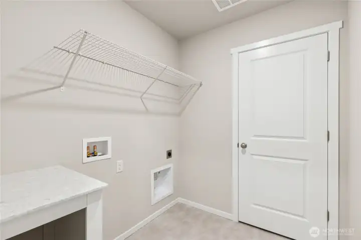 Laundry Room. Photos are for representational purposes only, colors, elevation and features may vary.
