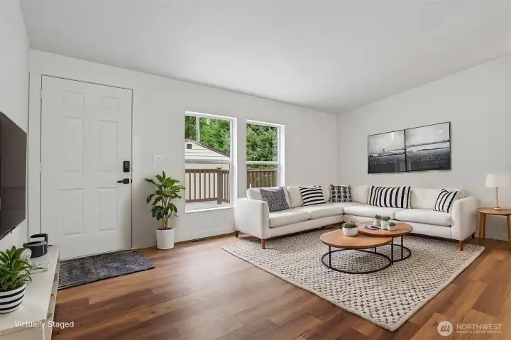 Entry and Living Room