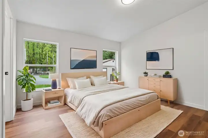 Primary Bedroom- Staged