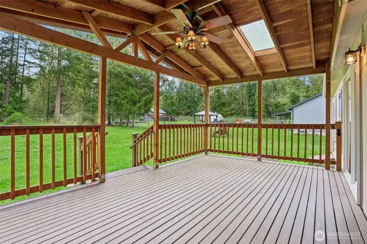 Beautiful Covered Deck
