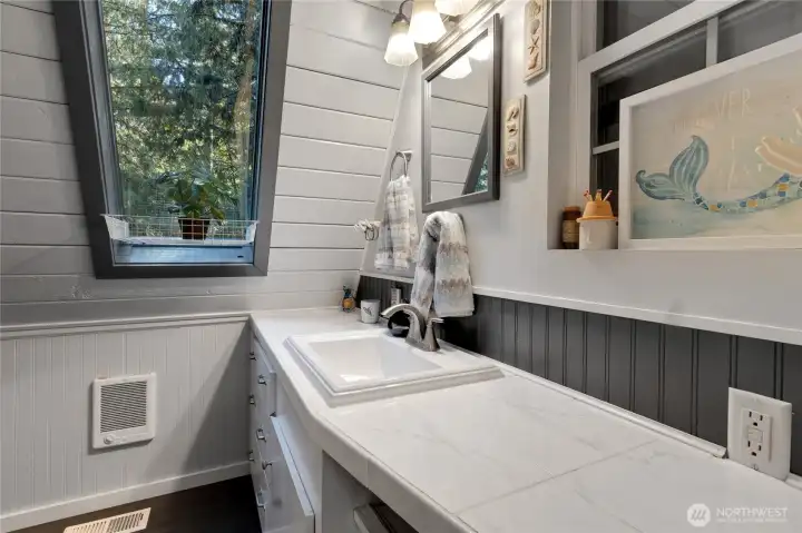 one of the full baths