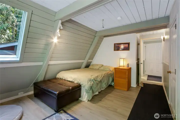 upstairs bedroom with office area not pictured
