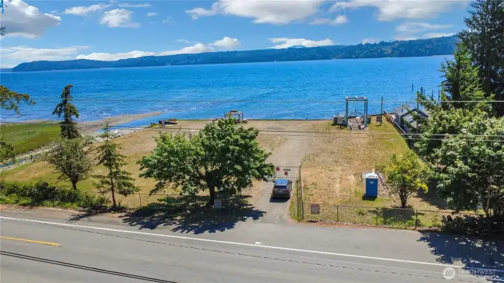 And this is your private access to your own private beach and boat launch area.