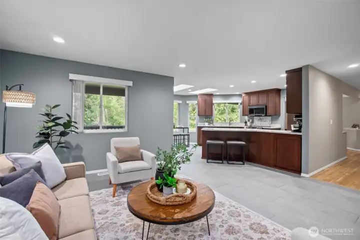 Open concept living