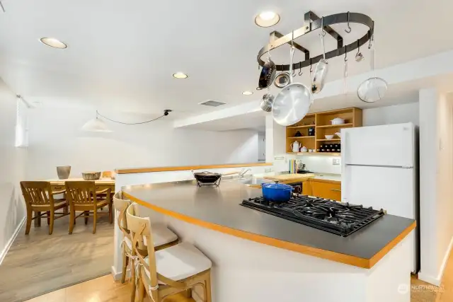 Lower level apartment full kitchen