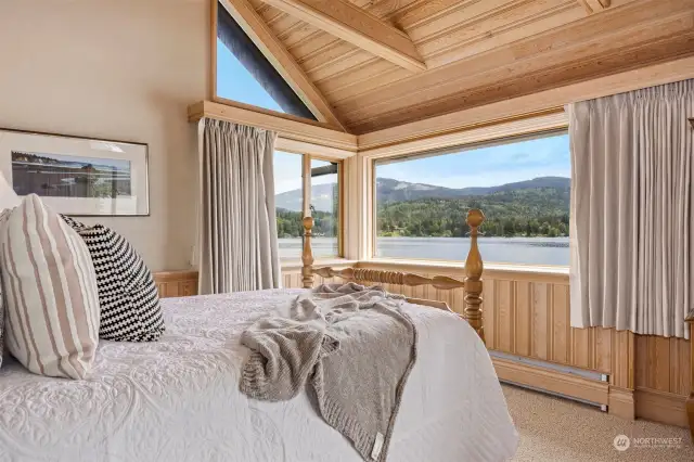 This room feels like "Nantucket" and has all the views of every other room in this home...with more elevation.