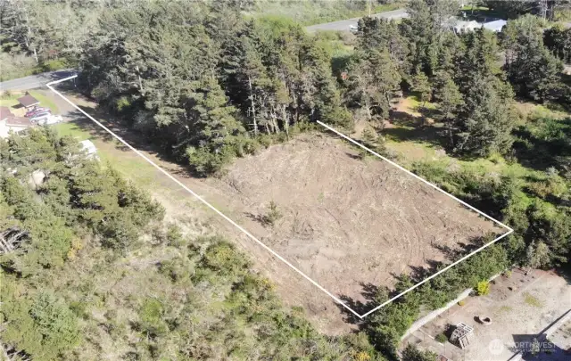Ready for your new home. A treed buffer from the road and the hill top build site is so - - - - -
