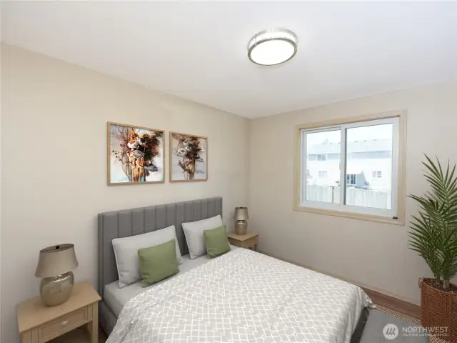 Bedroom 2 virtually staged