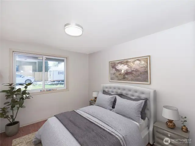 Bedroom 4 virtually staged