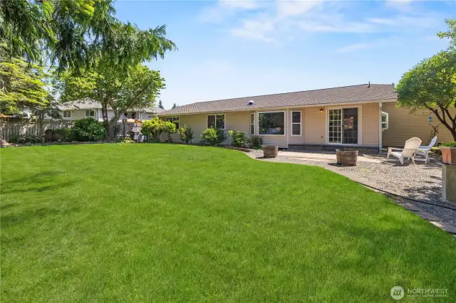 Expansive Fenced Backyard