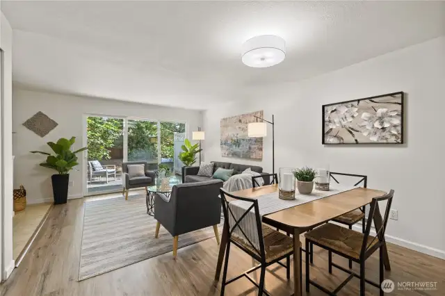 Dining + Living Rooms