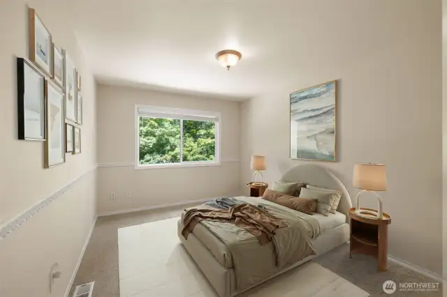 Bedroom #4 Virtual Staged