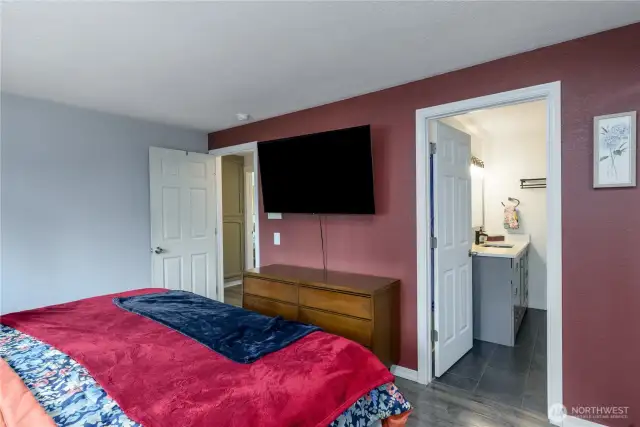 Easy care floors throughout - even in the primary suite