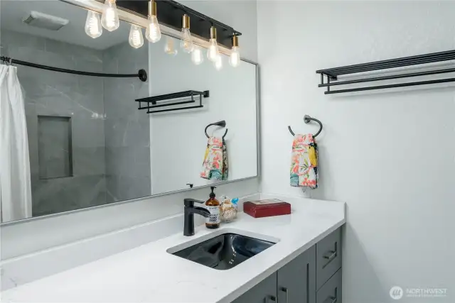 Updated primary bathroom