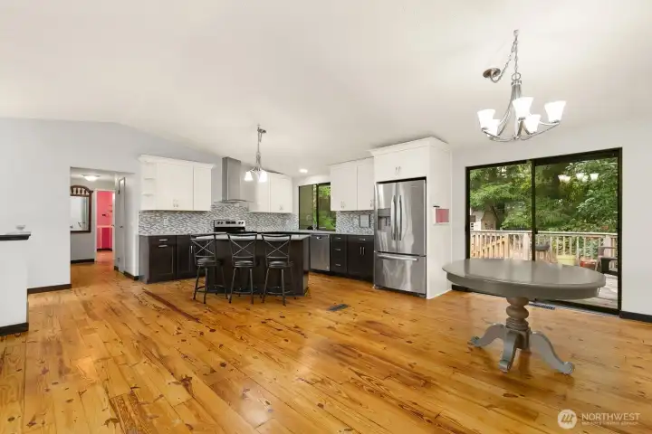 Open and spacious main living space.