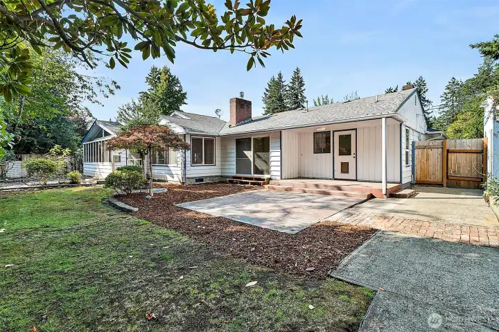 Back yard canvas is yours to make into a grand retreat!